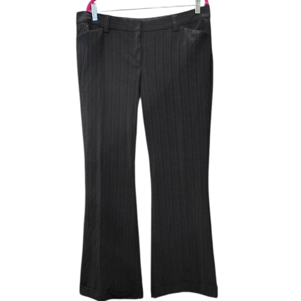 Express Charcoal Pinstripe WIDE LEG Trousers
